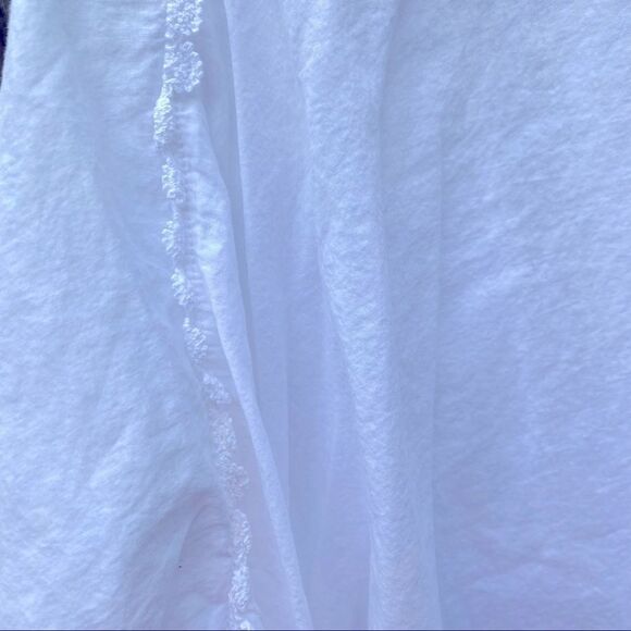 Victoria’s Secret White Lace Embroidered Blouse Sz Small Petite - Picture 8 of 8